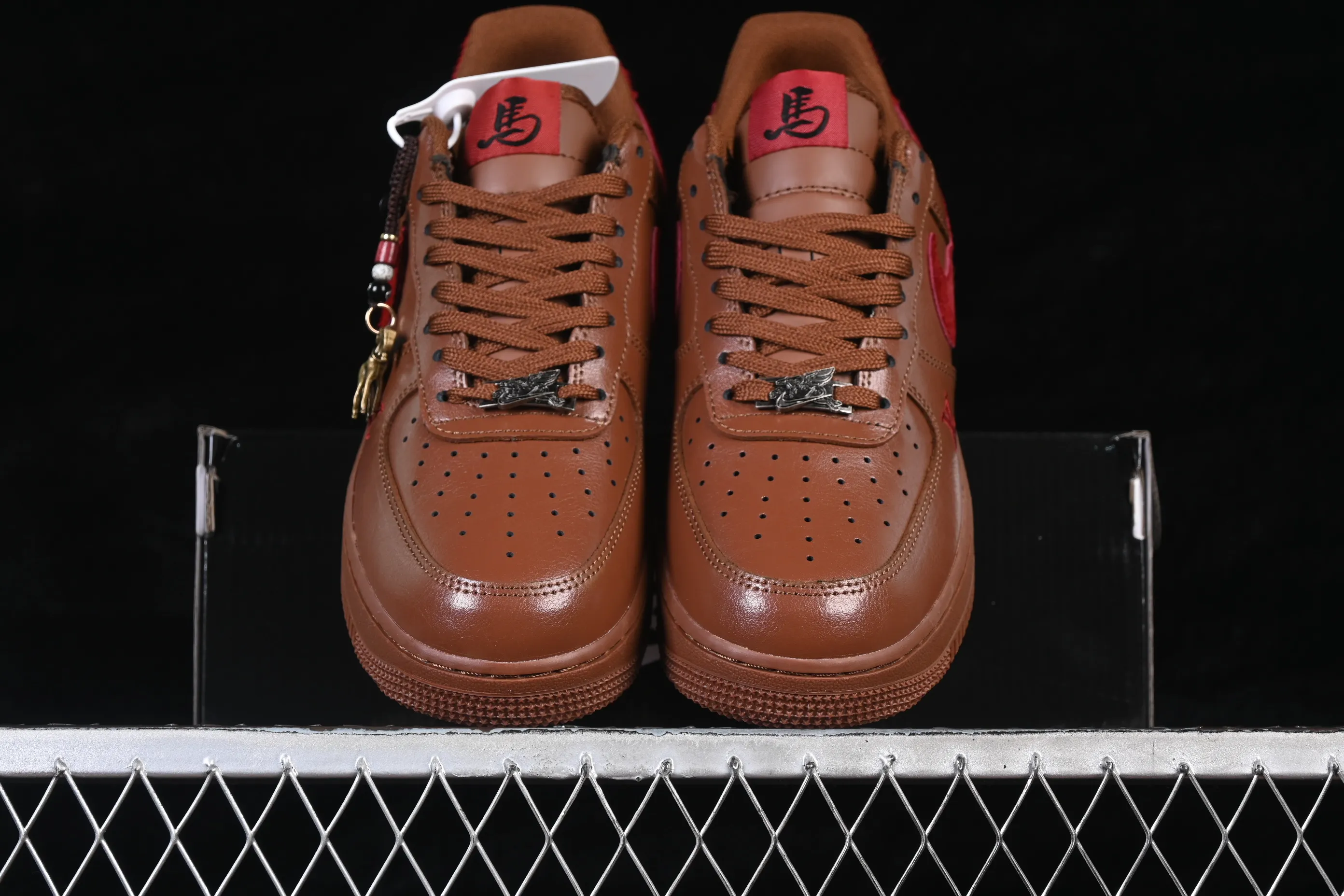 All categories Nk Air Force 1 Air Force series Nk Air Force 1 Low Air Force low-top Nike Air Force 1'07 Low Year of the Horse joint name Chestnut red sandalwood Air Force 1 low-top casual sneakers XY9025-002